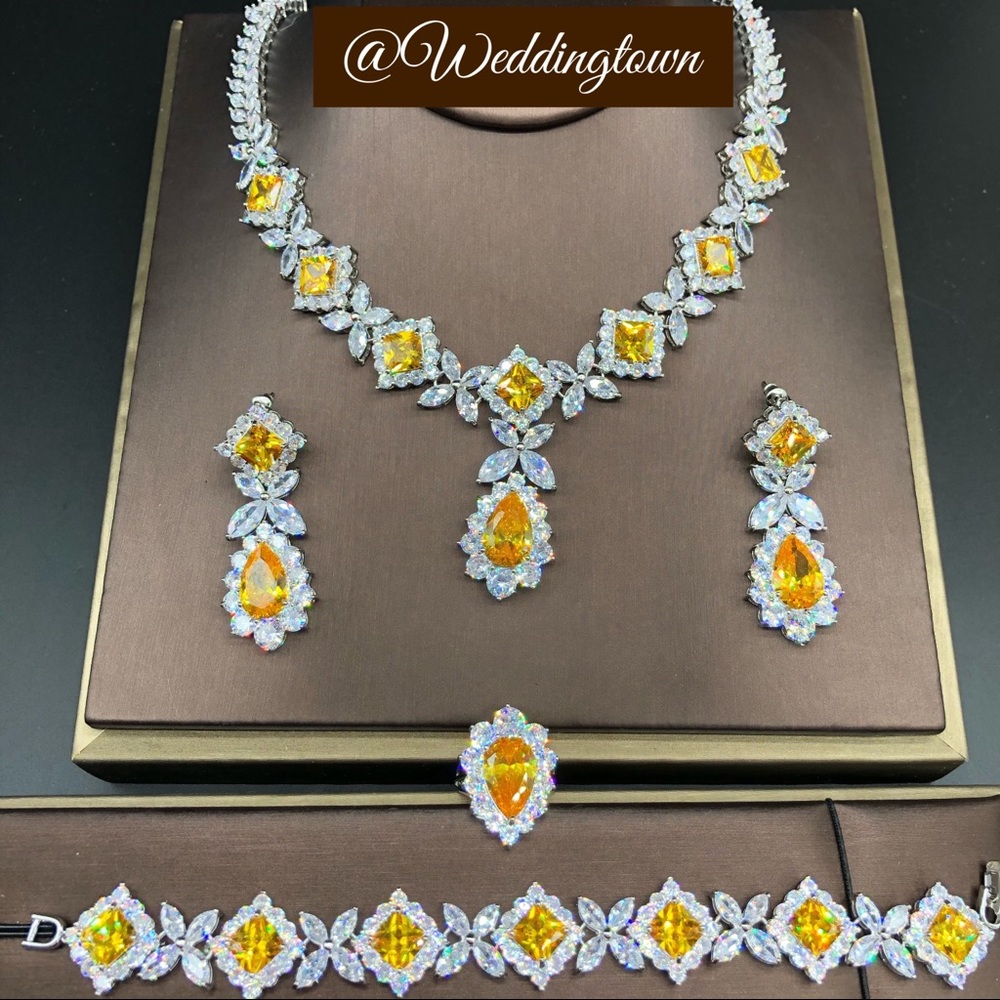 Bridal Jewelry Set luxury Swarovski